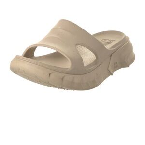 Women's Beige Slide Sandals